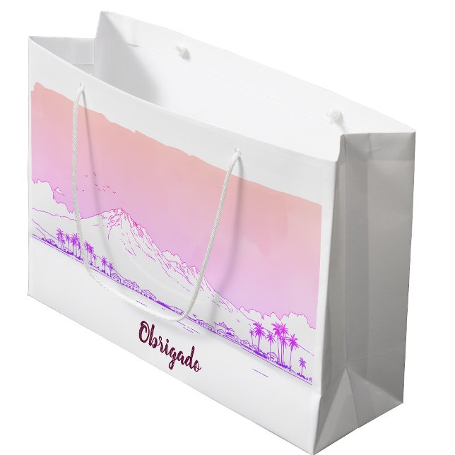 Ipanema Beach Sunset Obrigado Tropical Gift (Skapare uppladdad)