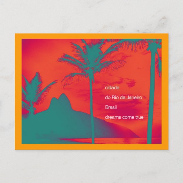 Ipanema, Brasilien Vykort (Framsida)