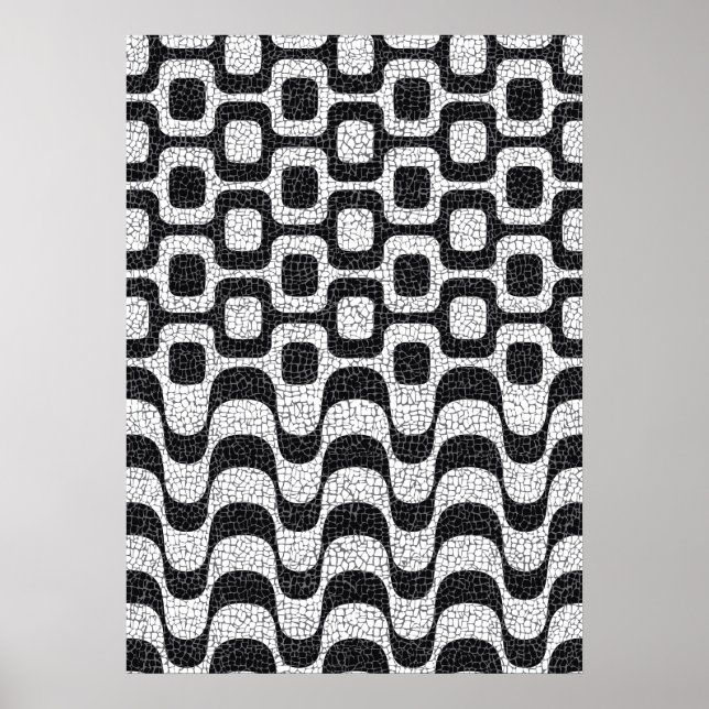 Ipanema / Copacabana Boardwalk Poster (Framsidan)