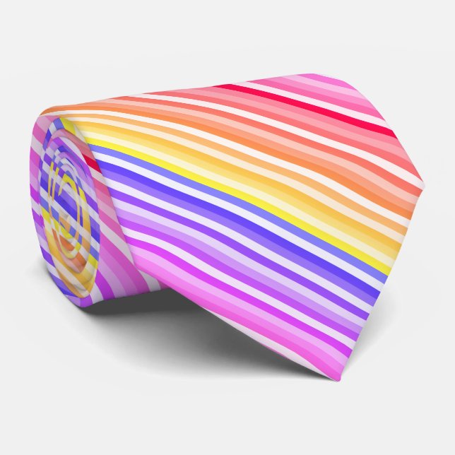 Ipanema Flerfärgad stripe Mönster Slips (Rullad)