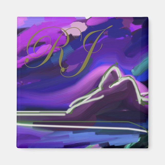 Ipanema - Leblon Rio - Brasil Magnet (Framsidan)