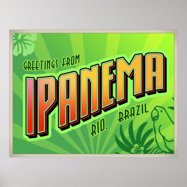 IPANEMA POSTER (Framsidan)