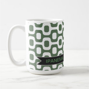 Ipanema, rio de janeiro, sidepromenad kaffemugg