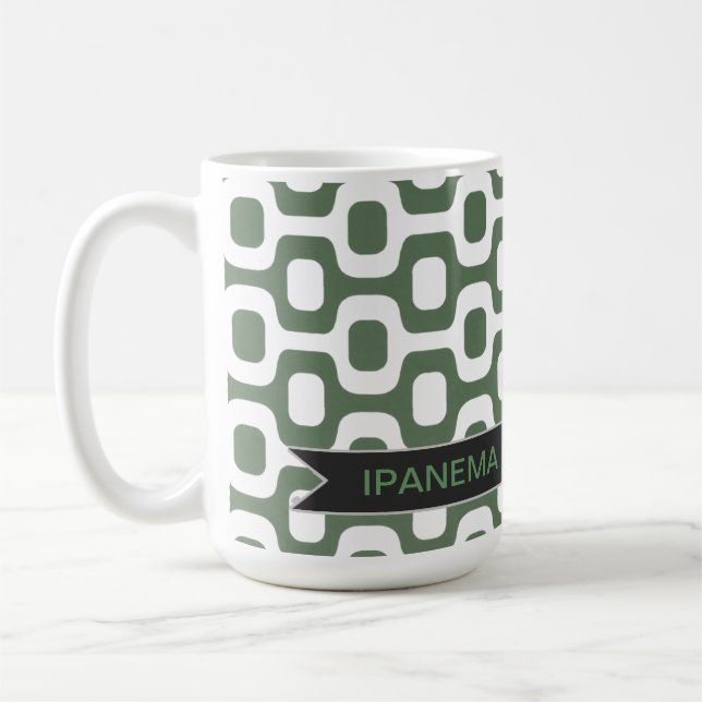 Ipanema, rio de janeiro, sidepromenad kaffemugg (Vänster)