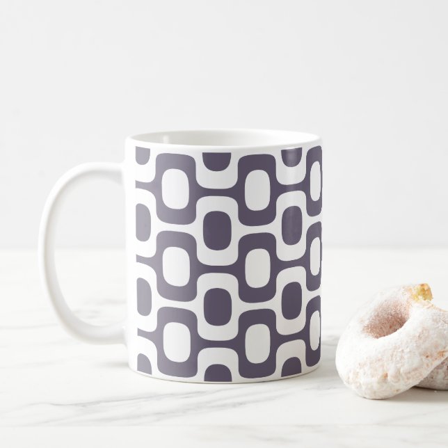 Ipanema Sidewalk Pattern, Beach Pattern, Brazil Kaffemugg (Med munk)