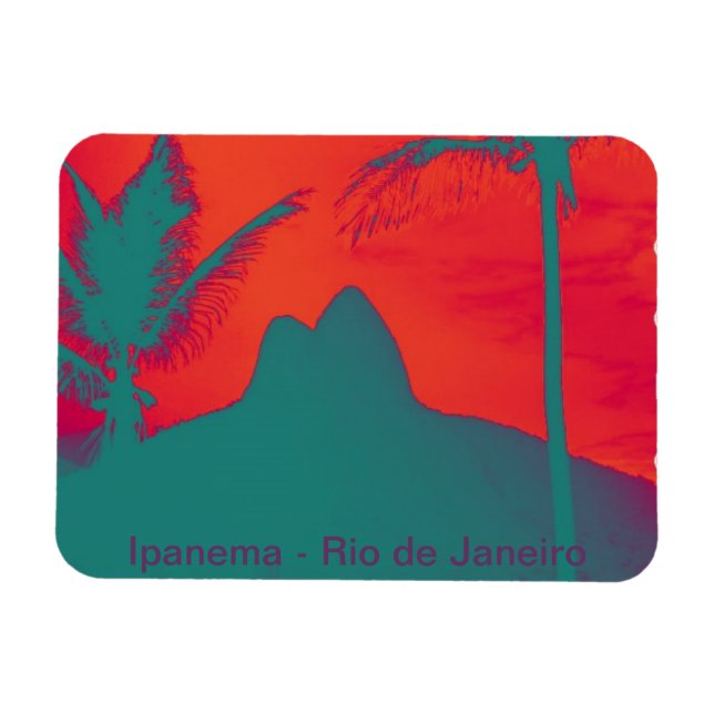 Ipanema souvenir magnet (Horisontell)