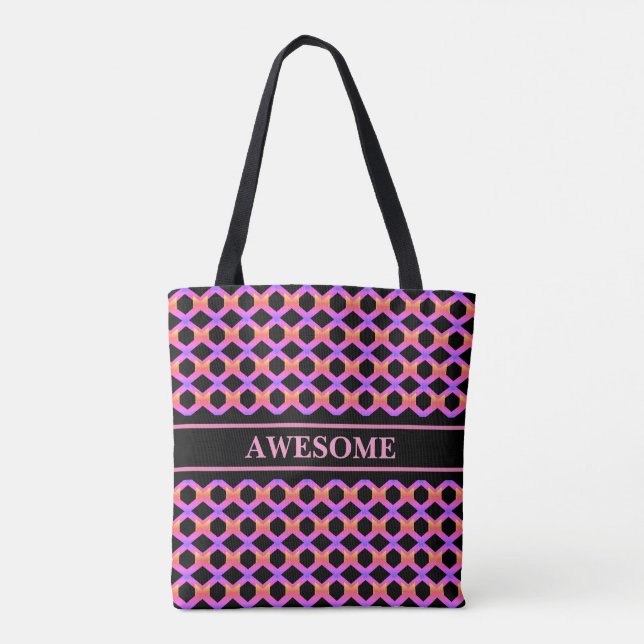 Ipanema Stylish Diamantmönster Tygkasse (Baksida)