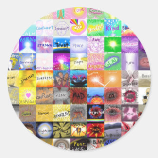 Iphelia Feelings Sticker Runt Klistermärke