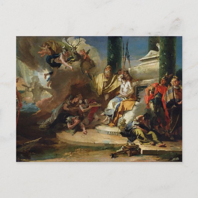 Iphigenias offer vykort (Framsida)