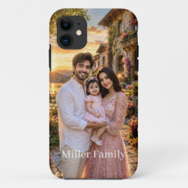 iPhone 11: Anpassat familjeporträttfodral