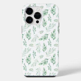 iPhone 11 Pro Max Greeny löv mönster fodral