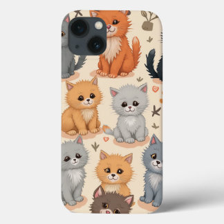 iPhone 13 Caseser Cute Kitten mönster