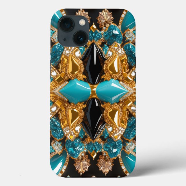 iPhone 13 Fodral-Mate med Bahamas Färg (Baksida)
