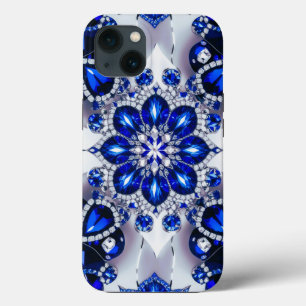 iPhone 13 Fodral-Mate med Blue White Färg