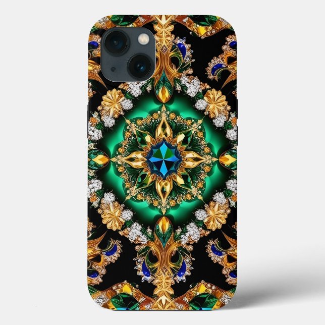 iPhone 13 Fodral-Mate med brasilianskt Färg (Baksida)
