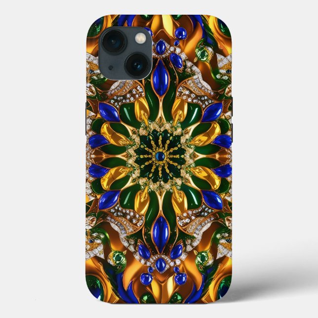 iPhone 13 Fodral-Mate med Brasilien Färg (Baksida)