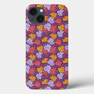 iPhone 13 Fodral med Retro-Blommönster