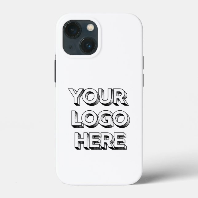iPhone 13 Mini-fodral Din logotyp här (Baksida)