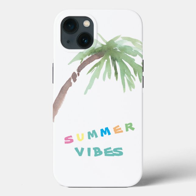 iPhone 13 Sommar Vibes Handflatan Träd (Baksida)