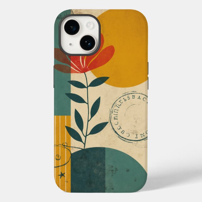 iPhone 14 Caseser (ModernVintageFusion) (Baksida)