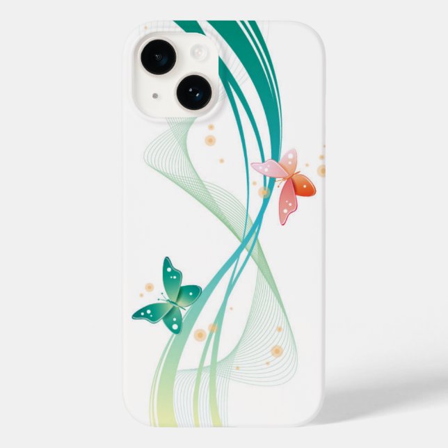 iPhone 14 Fodral-Butterflies (Baksida)