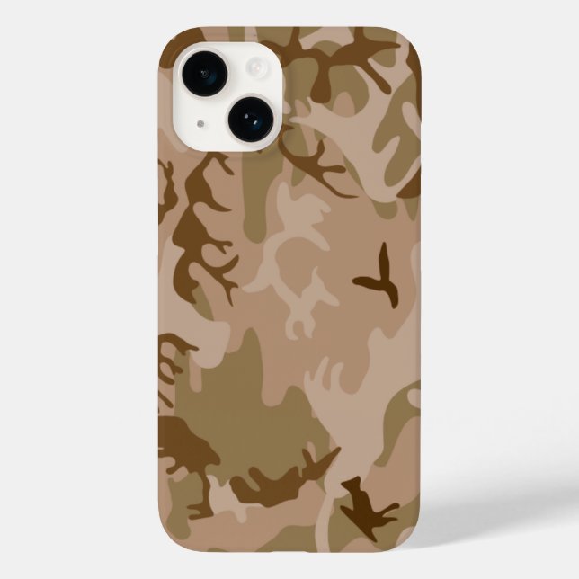 iPhone 14 Fodral-Desert Camo (Baksida)