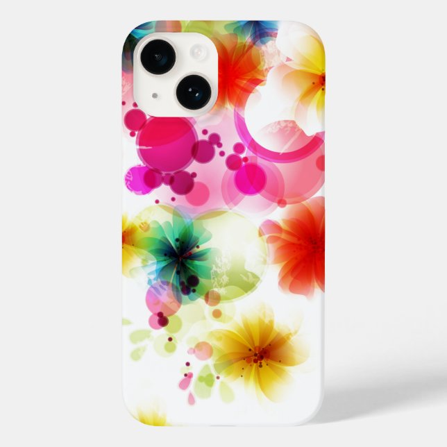 iPhone 14 Fodral-Flowers (Baksida)