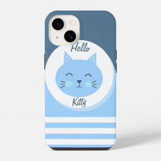 iPhone 14-fodral Hello Kitty Vit & Blå Färg