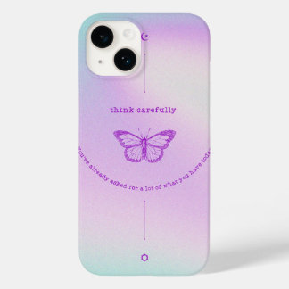 iPhone 14 Fodral - Reflective Butterfly