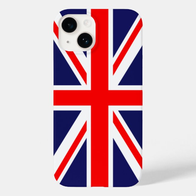 iPhone 14 Fodral-Union Jack Flagga (Baksida)