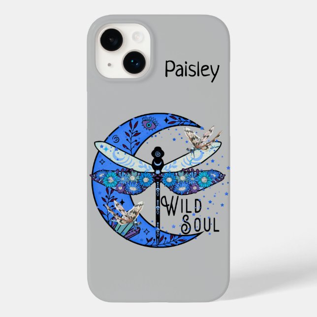 iPhone 14 Plus Fodral med Dragonflies (Baksida)