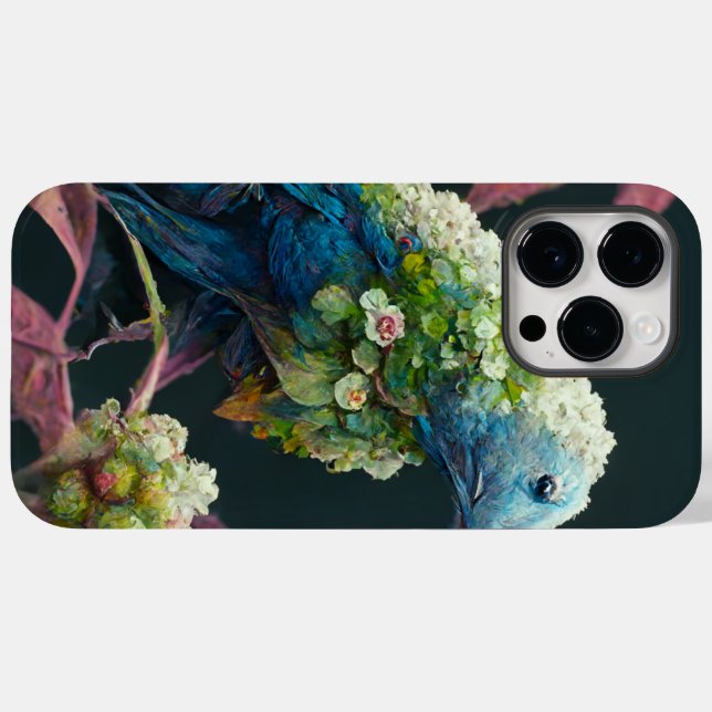 iPhone 14 Pro Case with Bird Design – Nature-Inspi (Baksida (horisontell))