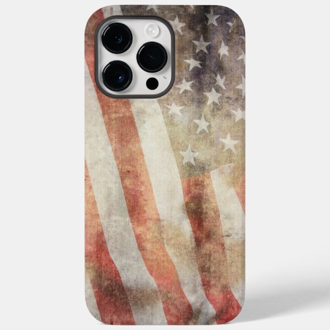 iPhone 14 Pro Max-Caseser med amerikanska flagga (Baksida)