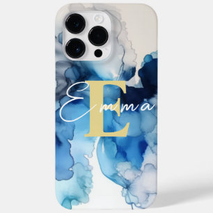iPhone 14 Pro Max Fodral med Blue & White Alcohol 