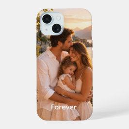 iPhone 15-fodral: Anpassad familjefoto-gåva för al