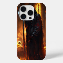 iPhone 15 Pro Fodral med Death Metall Art