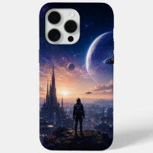 iPhone 15 Pro Max-fodral • Sci-Fi Futuristisk Stad
