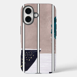 iPhone 16 abstrakt fodral design