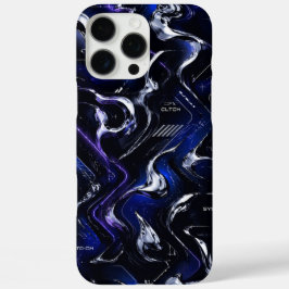 iPhone 16 Pro Max Cyber Liquid Chrome Fodral