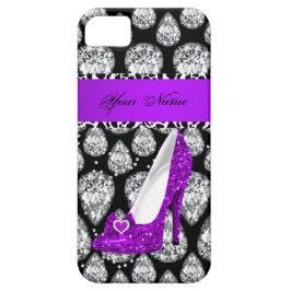 iPhone 5-Lila High Heel Shoe