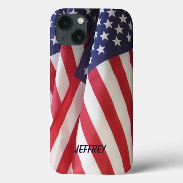 iPhone 6 Fodral American Flaggor Tuff är tålig (Baksida)