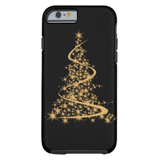 iPhone 6 fodral Glitzy Guld och Black Tough iPhone 6 Skal