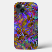iPhone 6 Tuff Blommigt Fodral Abstrakt Glas fastsa