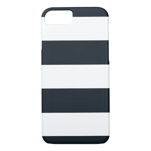 iPhone 7 Fodral Stripe Grått & White Case-Mate iPhone Skal (Baksida)
