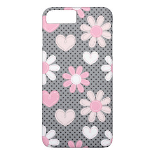 iPhone 7 hjärtor för polka dots   för daisy   f
