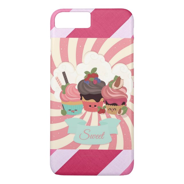 iPhone 7 Sweet Muffinss Telefonväska Case-Mate iPhone Skal (Baksida)