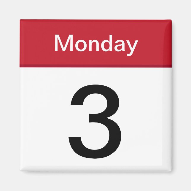 iPhone App Magnet - Kalender - Anpassade (Framsidan)
