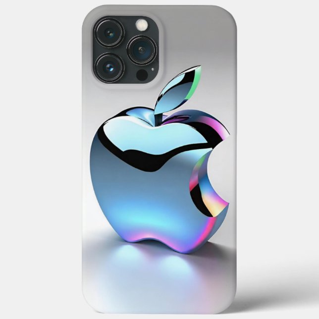 iphone case 3D-äpple mönster (Baksida)