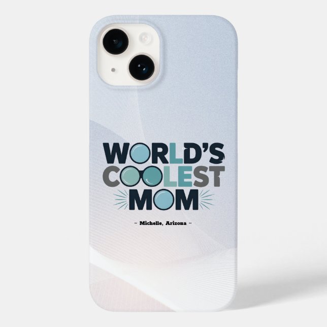 Iphone case bevisar att Mamma är det kolaste (Baksida)