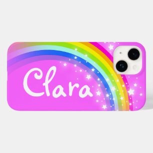 Iphone case för flickor för känd regnbåge för